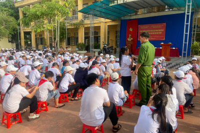 HOẠT ĐỘNG TUYÊN TRUYỀN VỀ AN TOÀN GIAO THÔNG TRONG TRƯỜNG HỌC